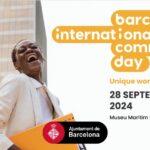 Flyer for Barcelona International Community Day 2024 on 28 September